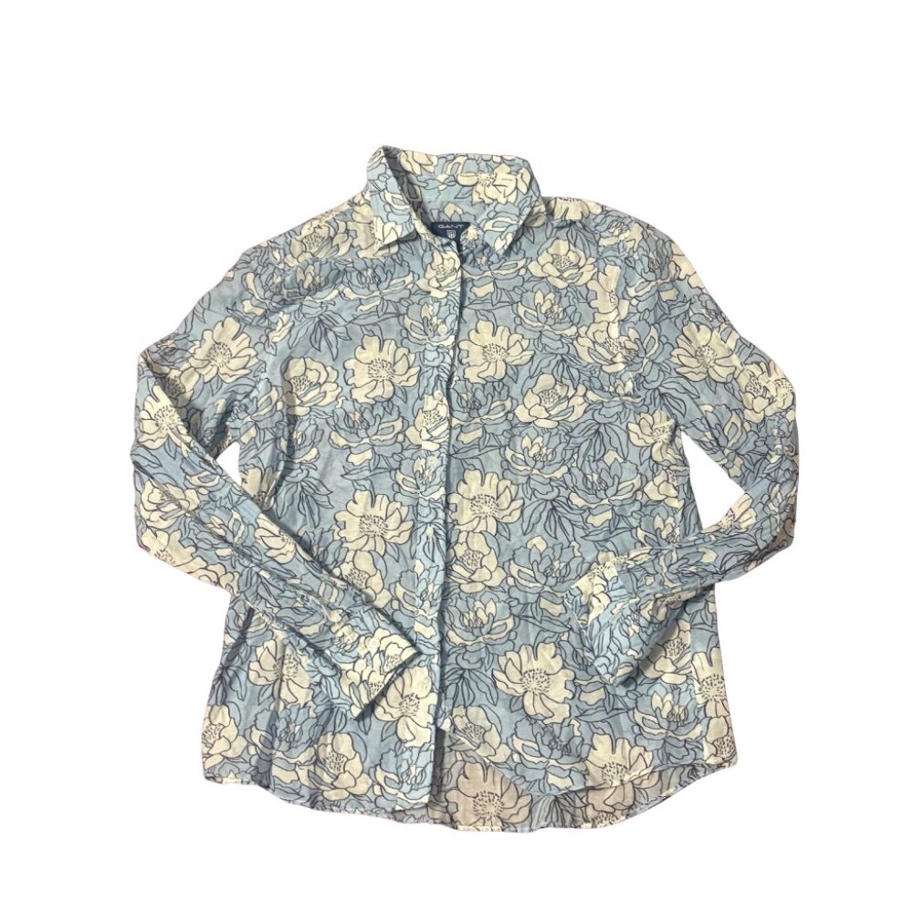 Gant Women’s Blue & White Floral Blouse